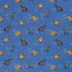 Funktions und Badeanzugstoff Recycled LSF50 Dinos - indigo