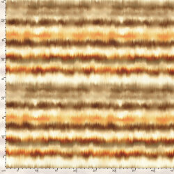 Funktions und Badeanzugstoff Recycled LSF50 Batikstreifen - braun
