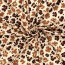 Funktions und Badeanzugstoff Recycled LSF50 Leopunkte - ziegelrot
