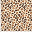 Funktions und Badeanzugstoff Recycled LSF50 Leopunkte - ziegelrot