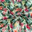 Funktions und Badeanzugstoff Recycled LSF50 exotische Pflanzen - mint