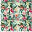 Funktions und Badeanzugstoff Recycled LSF50 exotische Pflanzen - mint