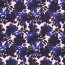 Funktions und Badeanzugstoff Recycled LSF50 Blumenschatten - dunkelblau