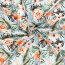 Funktions und Badeanzugstoff Recycled LSF50 Blumen - hellblau