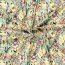 Funktions und Badeanzugstoff Recycled LSF50 tropische Blumen - gelb