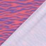 Funktions und Badeanzugstoff Recycled LSF50 lila Streifen - pink