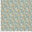 Funktions und Badeanzugstoff Recycled LSF50 schöne Blumen - hellpetrol