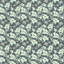 Funktions und Badeanzugstoff Recycled LSF50 Blüten -...