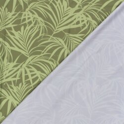 Funktions und Badeanzugstoff Recycled LSF50 Palmenblätter - helloliv