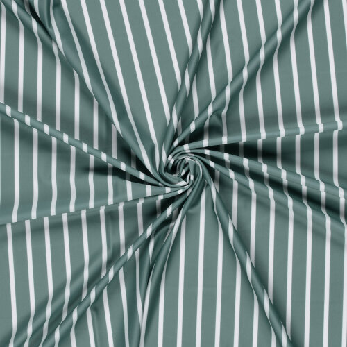Funktions und Badeanzugstoff Recycled LSF50 Streifen - hellstahlblau
