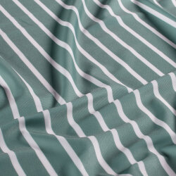 Funktions und Badeanzugstoff Recycled LSF50 Streifen - hellstahlblau