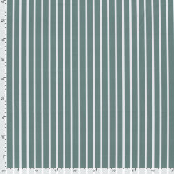 Funktions und Badeanzugstoff Recycled LSF50 Streifen - hellstahlblau