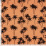 Badeanzugstoff Wasserabweisend Palmen - orange