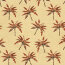 Badeanzugstoff Wasserabweisend Palmen - beige
