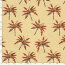 Badeanzugstoff Wasserabweisend Palmen - beige