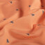 Badeanzugstoff Wasserabweisend kleiner Hummer - orange