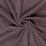 Frottee *Marie* Uni - altmauve