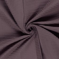 Waffelpiqué *Marie* 6mm Uni - altmauve
