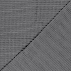 Waffelpiqué *Marie* 6mm Uni - graphitgrau