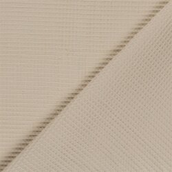 Waffelpiqué *Marie* 6mm Uni - cremebeige