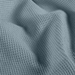 Waffelpiqué *Marie* 2mm Uni - altblau