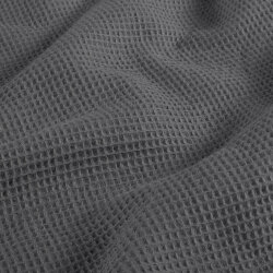 Waffelpiqué *Marie* 2mm Uni - graphitgrau