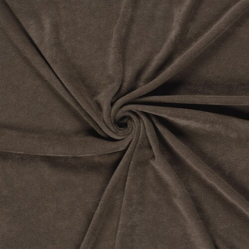 Stretch Frottee *Marie* - schoko