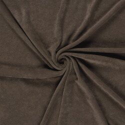 Stretch Frottee *Marie* - schoko