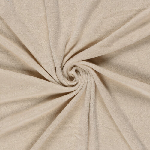 Stretch Frottee *Marie* - cremebeige