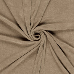 Stretch Frottee *Marie* - kamelbeige