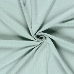 Rippenjersey *Anke* Uni - eisblau
