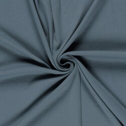 Rippenjersey *Anke* Uni - indigo