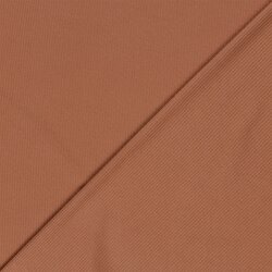 Rippenjersey *Anke* Uni - altziegelrot