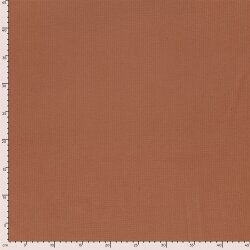 Rippenjersey *Anke* Uni - altziegelrot