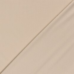 Rippenjersey *Anke* Uni - cremebeige