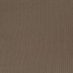 Rippenjersey *Anke* Uni - kaltbraun