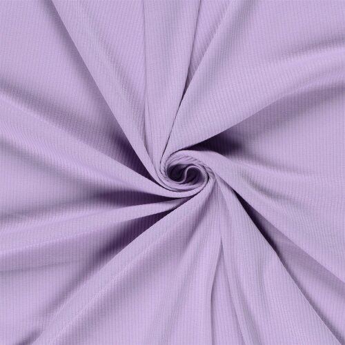 Rippenjersey *Anke* Uni - softlavendel
