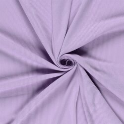 Rippenjersey *Anke* Uni - softlavendel
