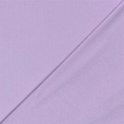 Rippenjersey *Anke* Uni - softlavendel