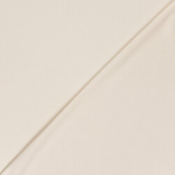 Rippenjersey *Anke* Uni - elfenbein