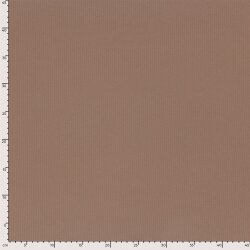 Rippenjersey *Anke* Uni - nougat