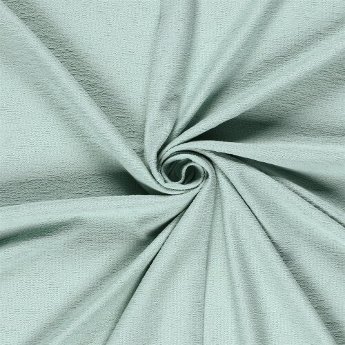 Terry Crêpe *Marie* Uni - eisblau