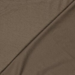 Terry Crêpe *Marie* Uni - kaltbraun