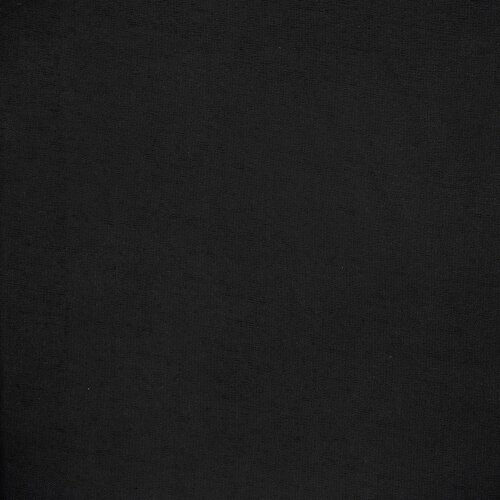 Terry Crêpe *Marie* Uni - schwarz