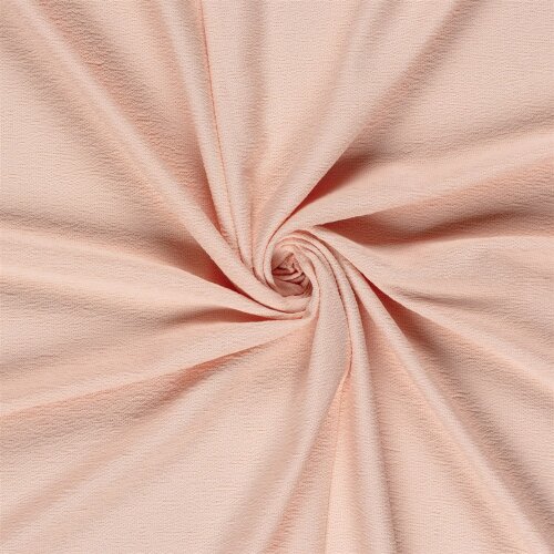 Terry Crêpe *Marie* Uni - softlachsrosa