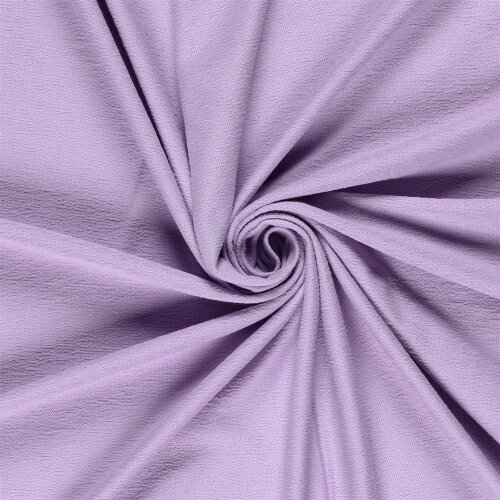Terry Crêpe *Marie* Uni - softlavendel