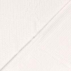 Feinripp Jacquard Uni - creme