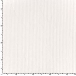 Feinripp Jacquard Uni - creme