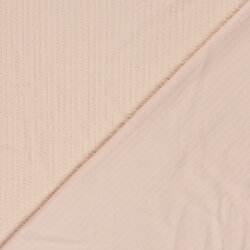Feinripp Jacquard Uni - softlachsrosa