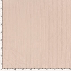 Feinripp Jacquard Uni - softlachsrosa